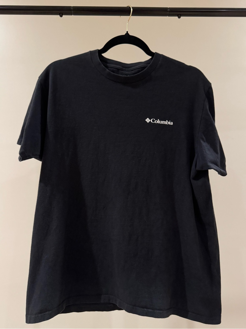 Columbia Black Short Sleeve Logo Tee
